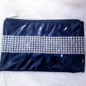 Crystal Studded Cosmetics Bag